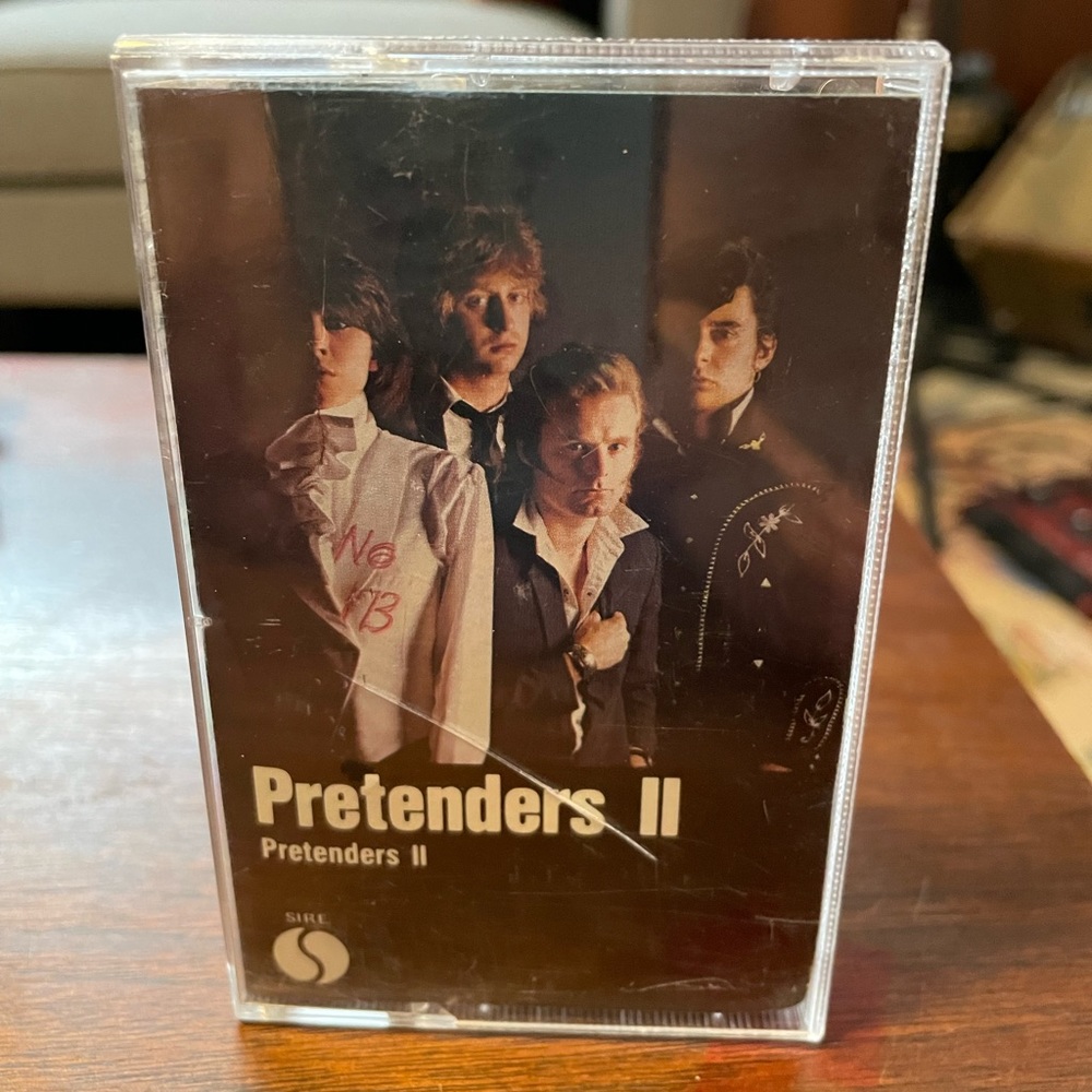 🎭 Vintage Pretenders II 1981 Real Records Sire Cassette Tape Chrissie Hynde 🎭